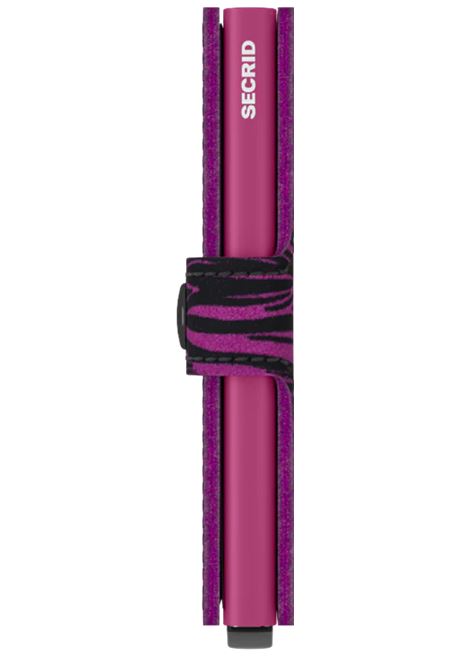 miniwallet style zebra fuchsia SECRID | MZE-FUCHSIAZEBRA FUCHSIA